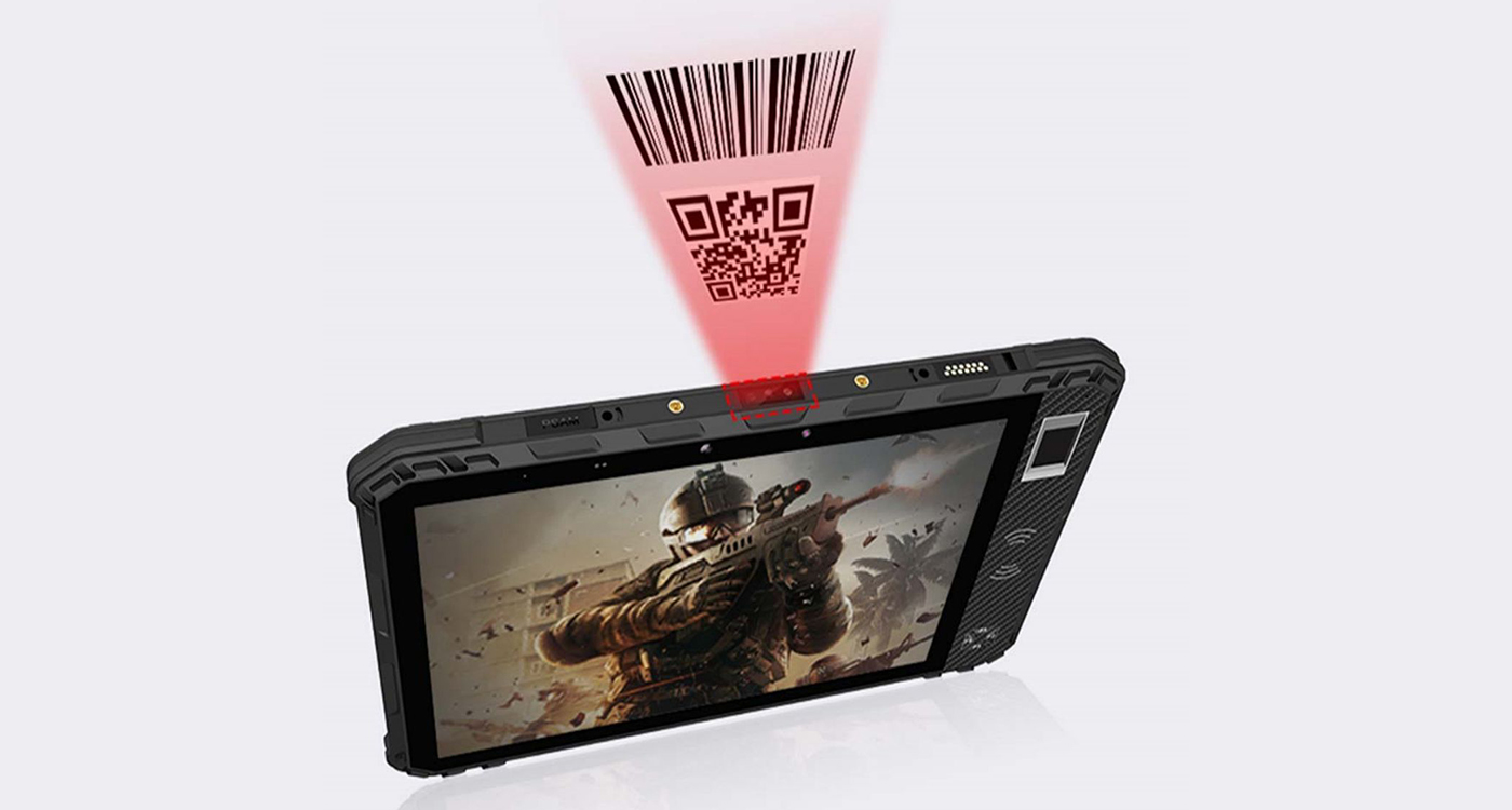 1D 2D barcode scanner tablet