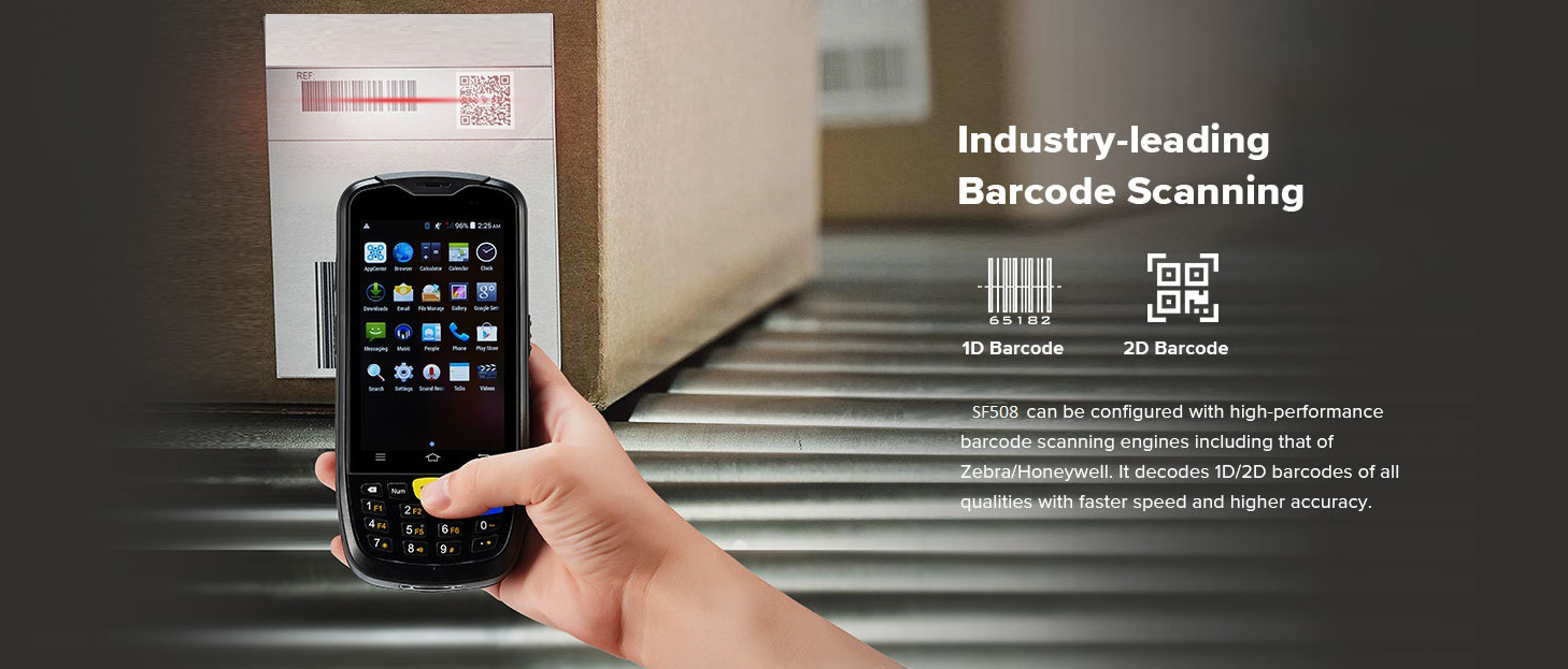 Industrielles Barcode-Scannen