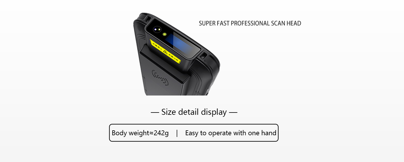 سب سے سستا NFC/RFID بارکوڈ ریڈر والا Android UHF ڈیوائس