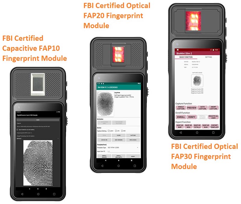 fingerprint pda government election 