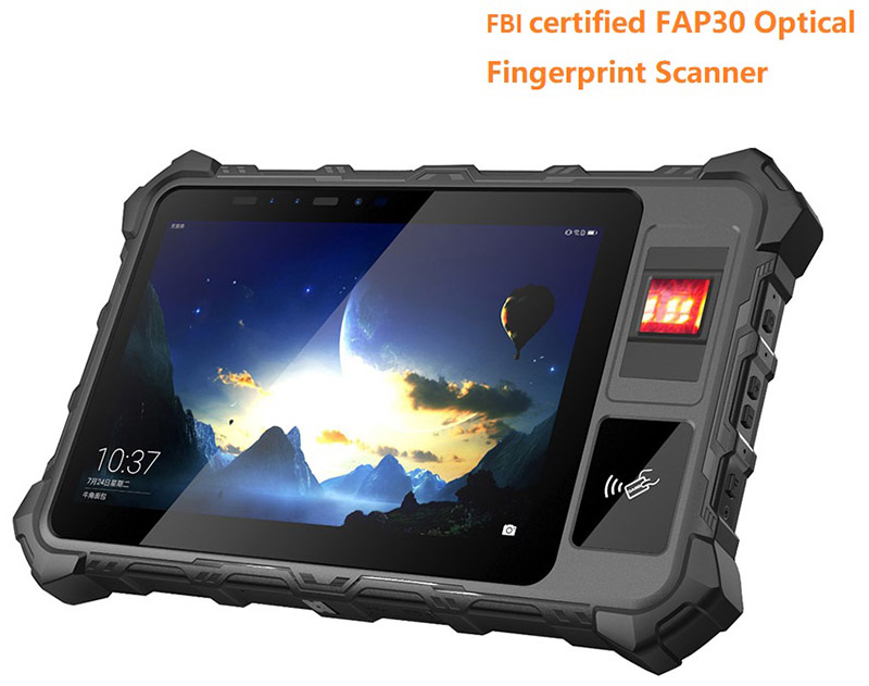 Rugged biometric tablet PC